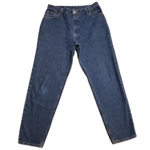 Levi's 550 Blue Jeans Denim Tapered Leg Blue / Tan | Men's 30 Waist Pre-owned